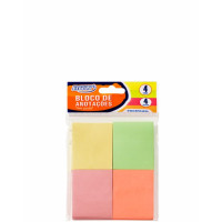 BLOCO DE ANOTAÇOES 38X51 C/4BL 50FLS CORES BA3850